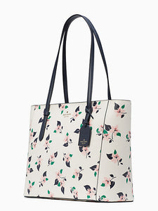 Kate Spade schuyler lily blooms medium tote - Cream Multi