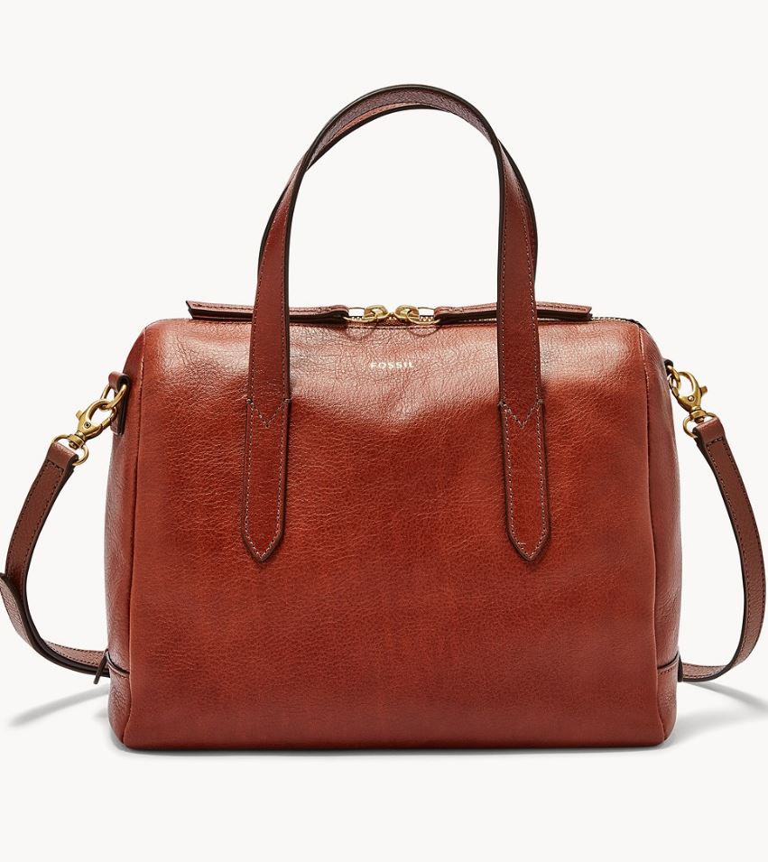 Fossil Sydney Satchel - Brown