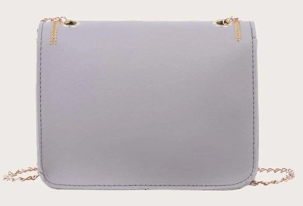 Two Tone Chain Shoulder Bag - GFM US