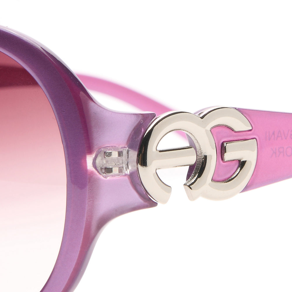 AG Women's Classic Round Fashion Sunglasses - Violet/Pink