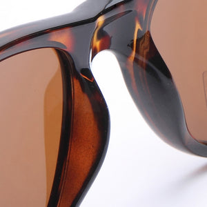 AG Classic Wayfarer Frame Sunglasses - Brown Marble