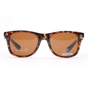 AG Classic Wayfarer Frame Sunglasses - Brown Marble