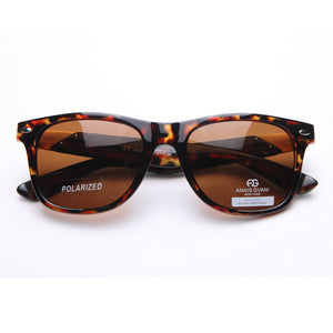 AG Classic Wayfarer Frame Sunglasses - Brown Marble