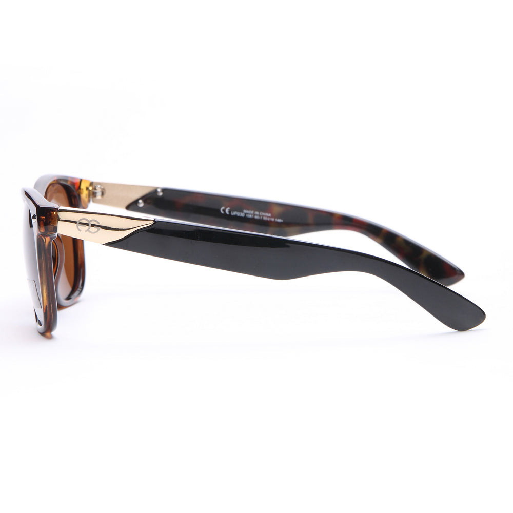 AG Classic Wayfarer Frame Sunglasses - Brown Marble