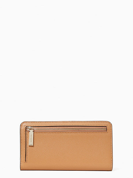 Kate Spade darcy large slim bifold wallet - Classic Saddle