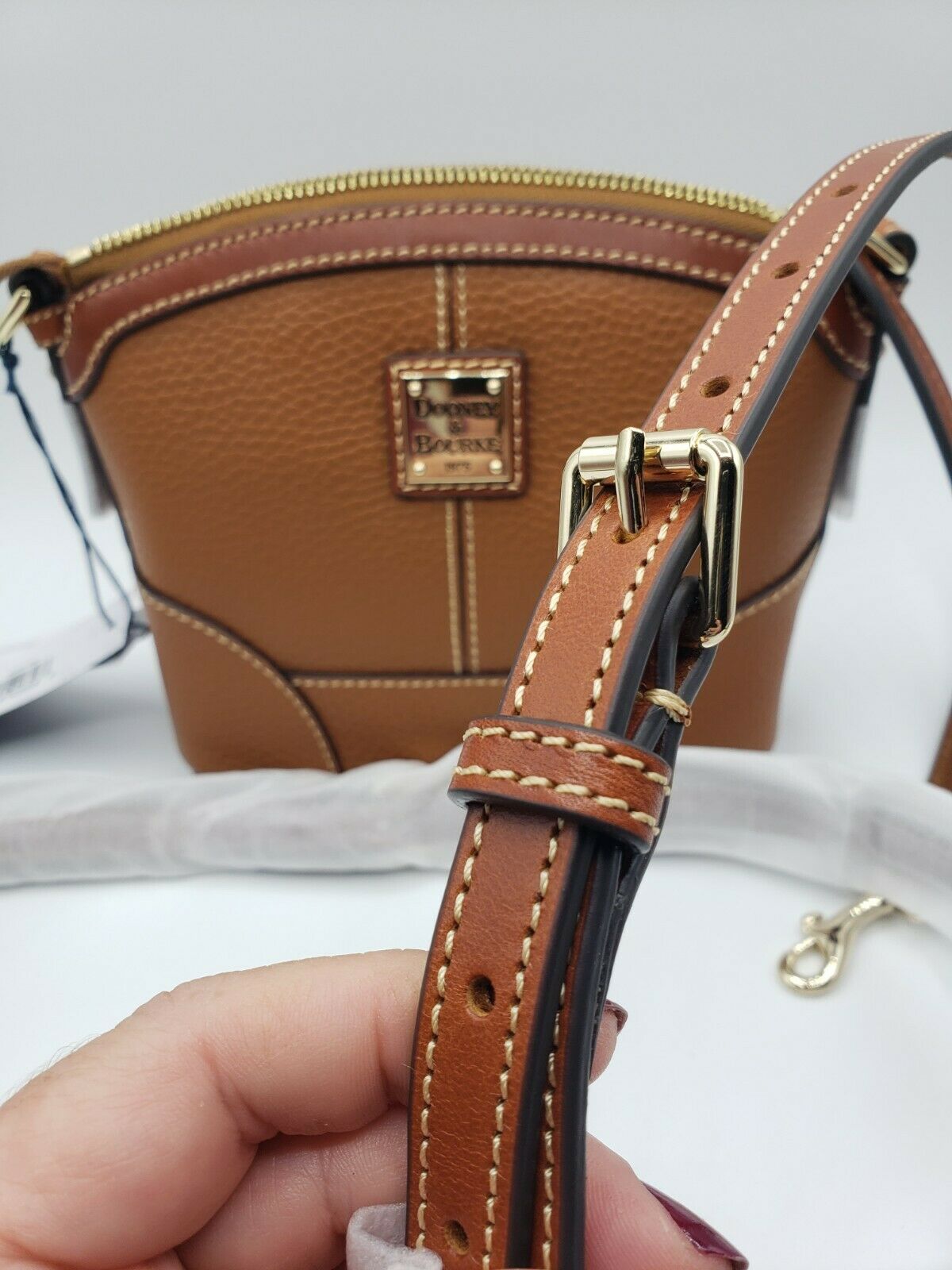 Dooney & Bourke Pebble Grain Mini Domed Crossbody