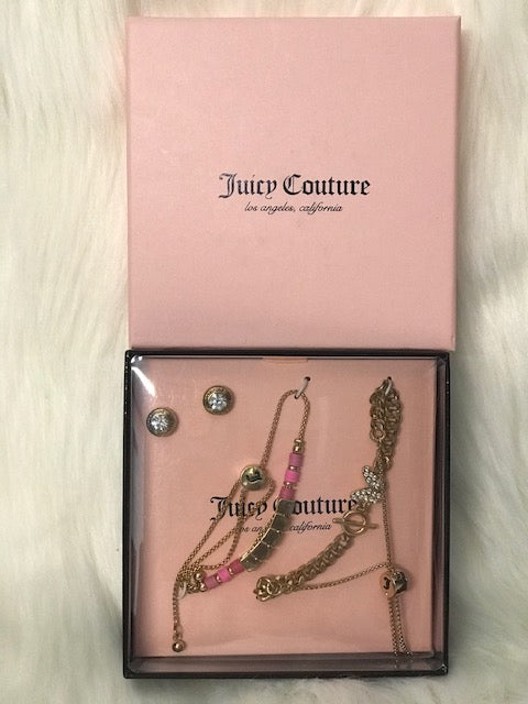 Juicy Couture 3-pc Earring and Bracelet Set