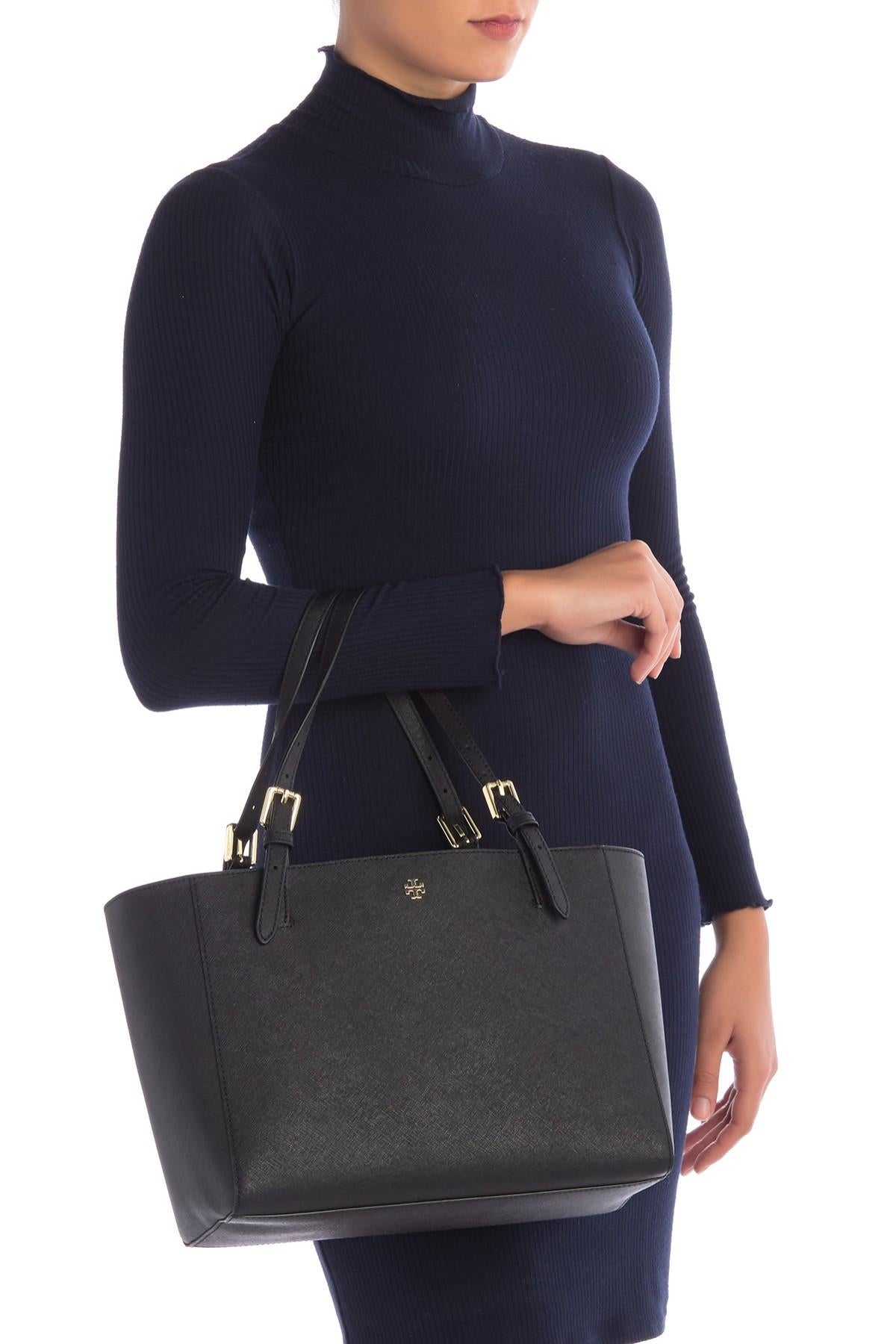 ❌SOLD OUT❌ Tory Burch Emerson small top zip tote in black