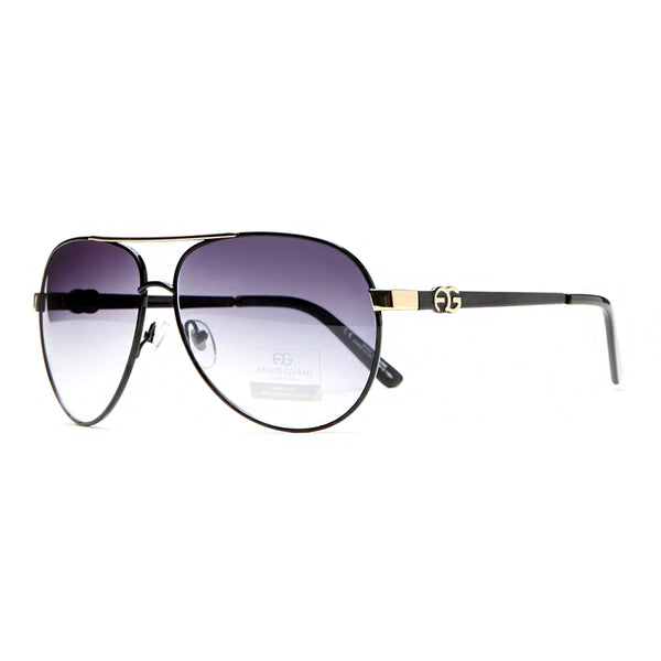 Shop Black Lulu Oval Sunglasses Online